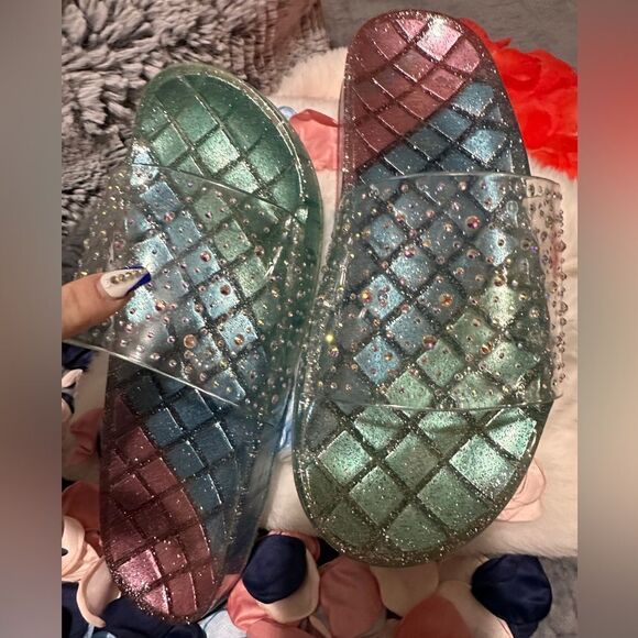 Mudd Claudia Clear Pool Slide Sandals women size:9 - Picture 16 of 17